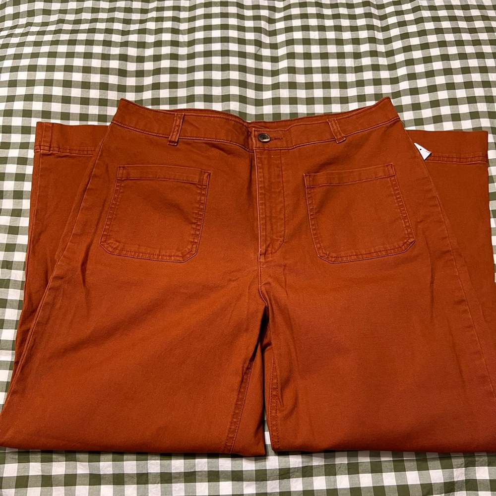 Old Navy Terracotta Wide Leg Pants